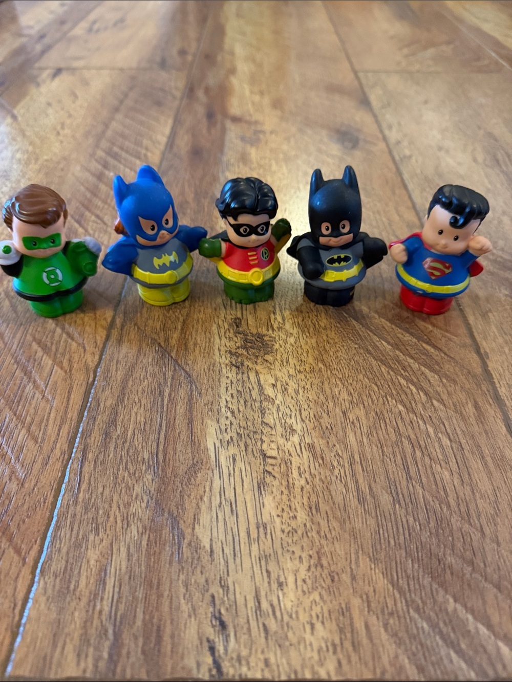 Little People Superhero Bundle Batman Superman Green Lantern 5